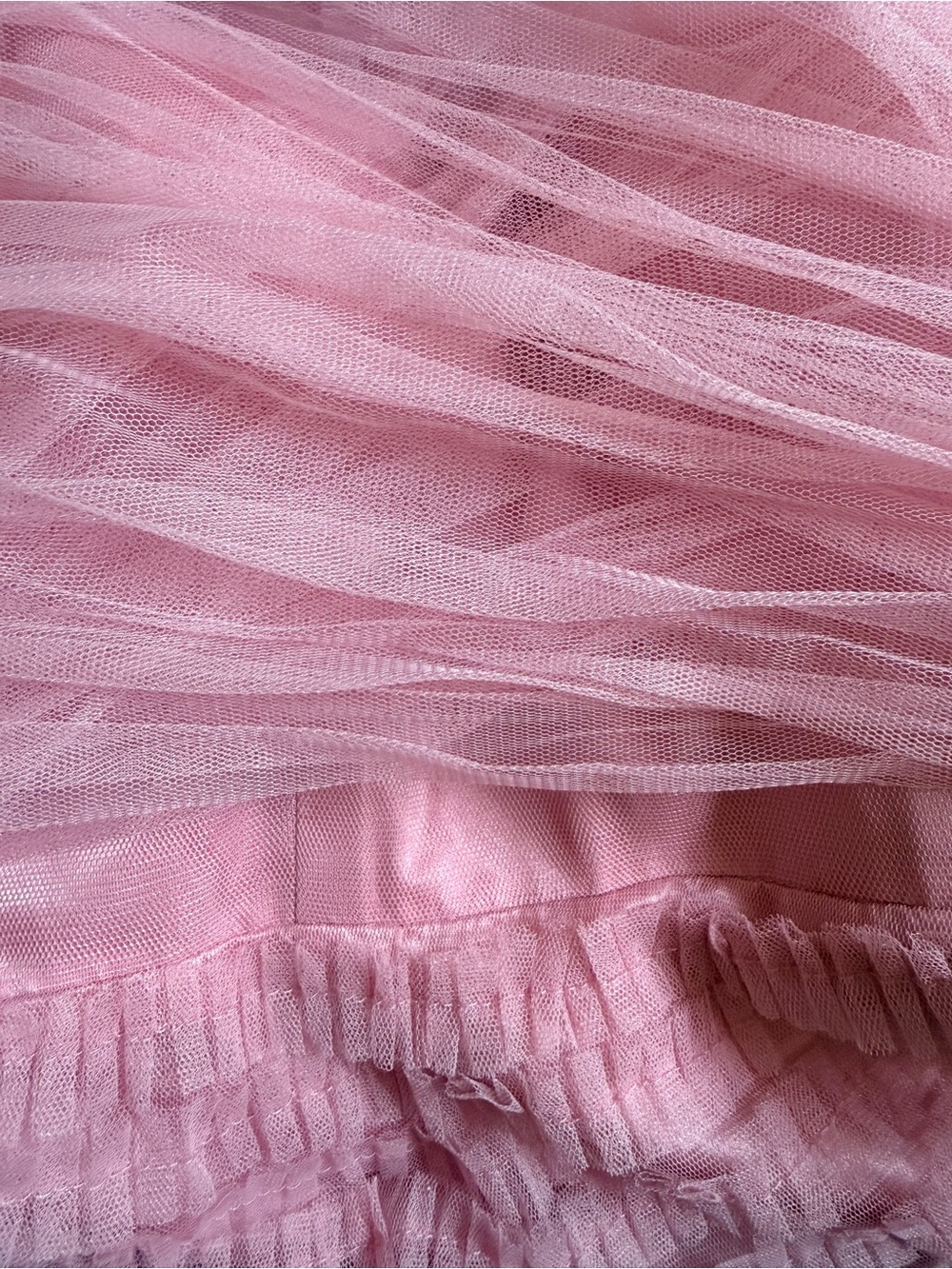 Pink Tiered Tulle Dress - Picture 4 of 5